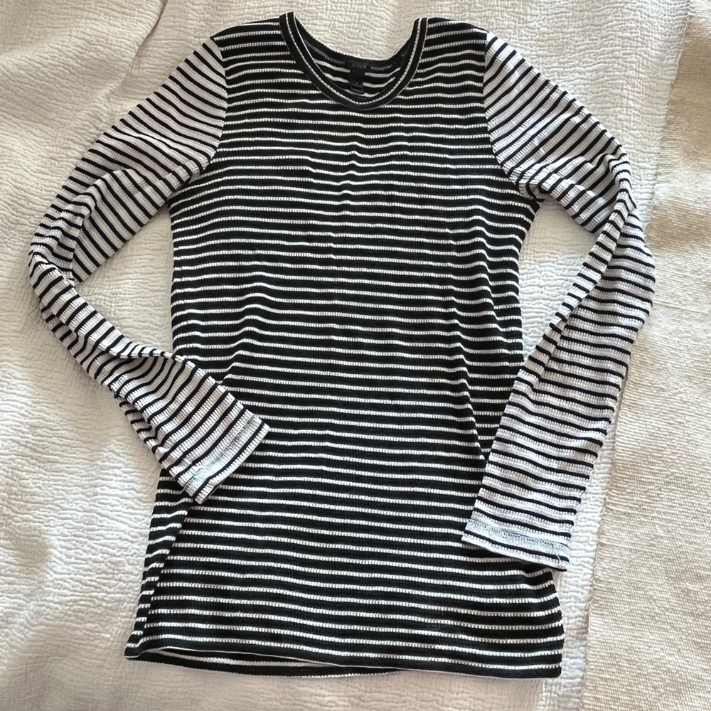 J.crew waffle striped tee